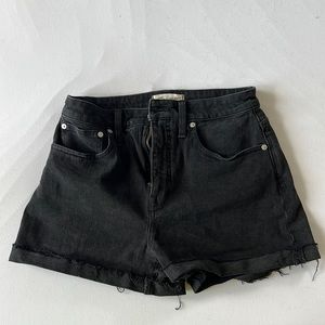 Madewell Curvy High-Rise Denim Shorts